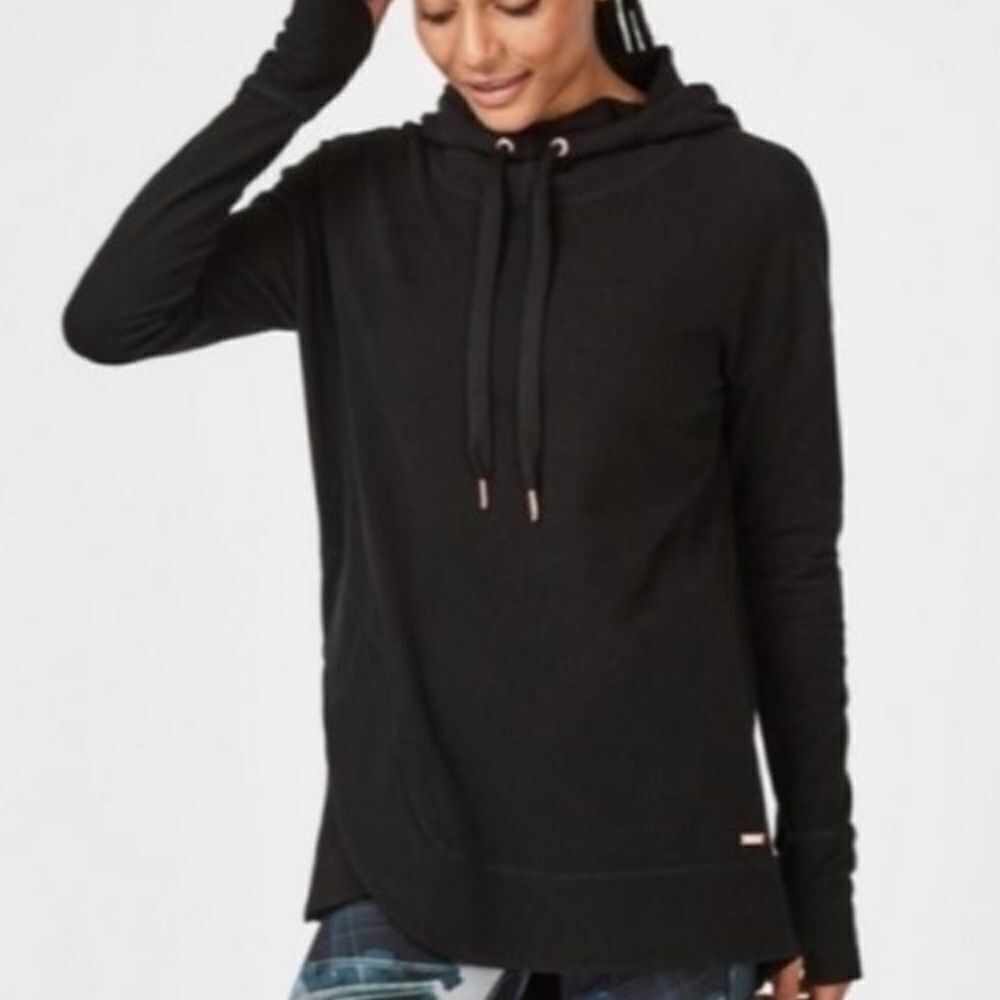 Sweaty Betty black escape luxe soft hoodie M